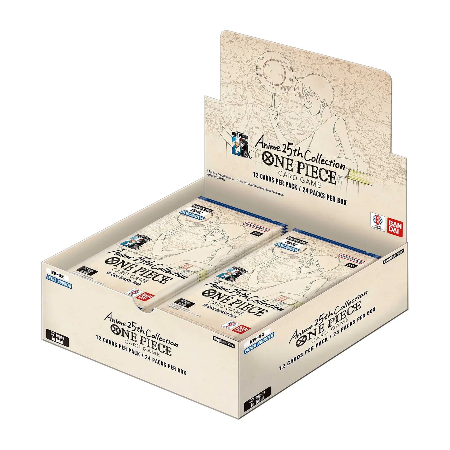One Piece EB02 Anime 25th Collection Booster English