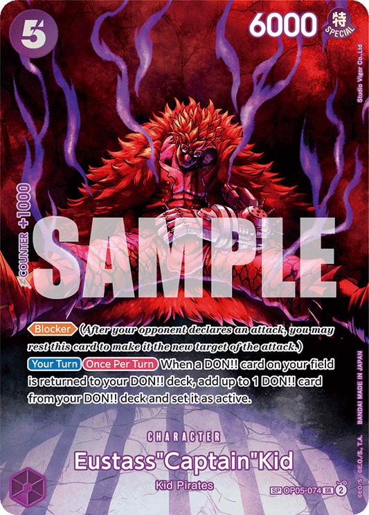 Eustass`Captain`Kid - OP05-074_p3 - SP CARD