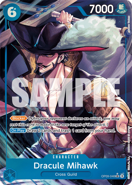Dracule Mihawk - OP09-048_p1 - SR
