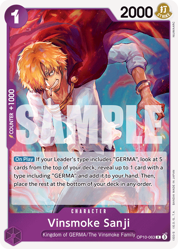 Vinsmoke Sanji - OP10-063 - R