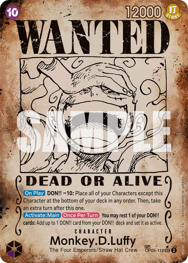 Monkey.D.Luffy - OP05-119_p6 - SP CARD