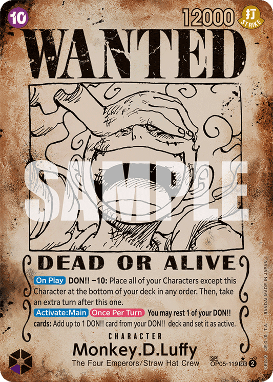 Monkey.D.Luffy - OP05-119_p6 - SP CARD