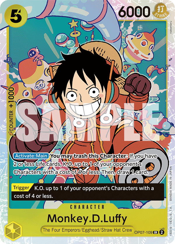 Monkey.D.Luffy - OP07-109 - SR