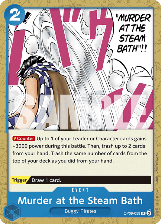 Murder at the Steam Bath - OP09-059 - UC