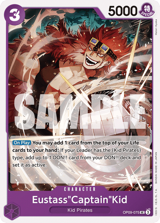 Eustass`Captain`Kid - OP09-075 - UC