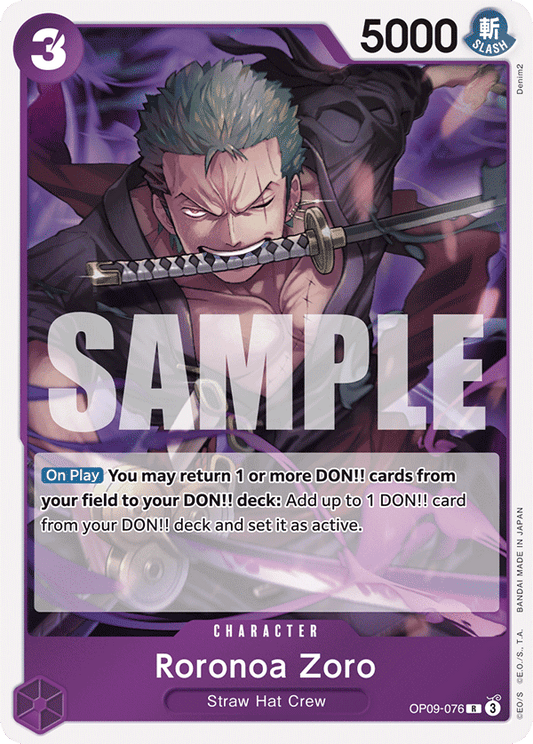 Roronoa Zoro - OP09-076 - R