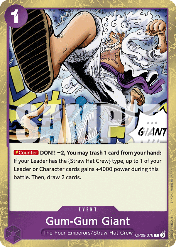 Gum-Gum Giant - OP09-078 - R