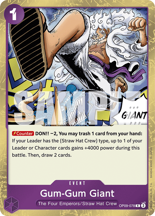 Gum-Gum Giant - OP09-078 - R