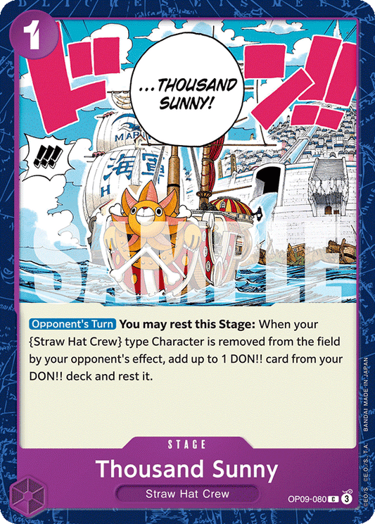 Thousand Sunny - OP09-080 - C