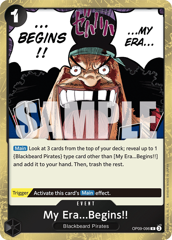 My Era...Begins!! - OP09-096 - R